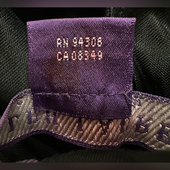 Ralph Lauren Collection black formal long gown open back floor length sleeveless - Picture 15 of 15